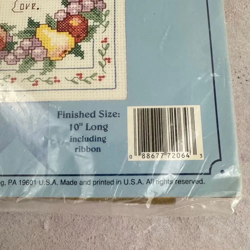 Dimensions Sentimentals Blessed is the Home Counted Cross Stitch Kit 72064 Vtg